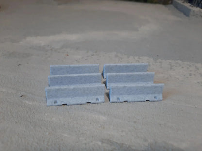 1:87 Scale Jersey Barriers