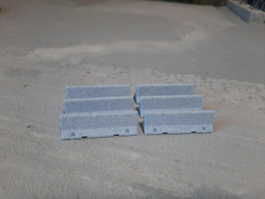 1:87 Scale Jersey Barriers