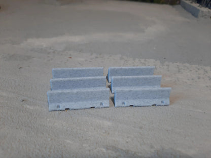 1:76 Scale Jersey Barriers