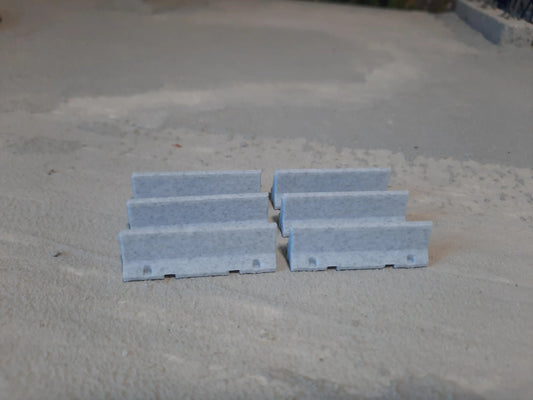 1:76 Scale Jersey Barriers