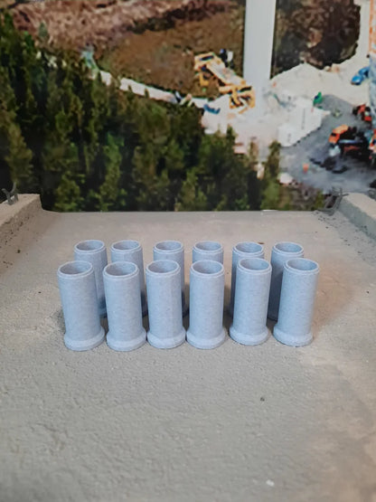 1:50 Scale Precast Pipe Trailer Load Small