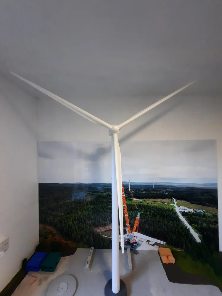 1:64 Scale Model Wind Turbine Assembled