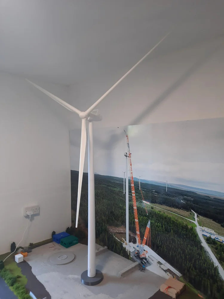 1:64 Scale Model Wind Turbine Assembled