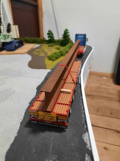 1:50 Scale 75ft Steel Beam Load