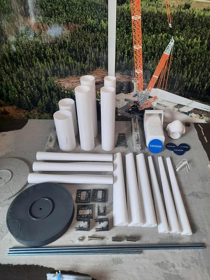 1:50 Scale Model Wind Turbine DIY KIT