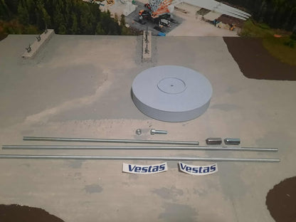 1:50 Scale Assembled Model Wind Turbine