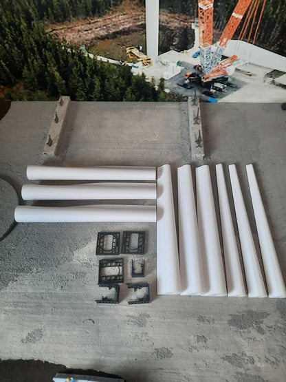 1:50 Scale Model Wind Turbine DIY KIT