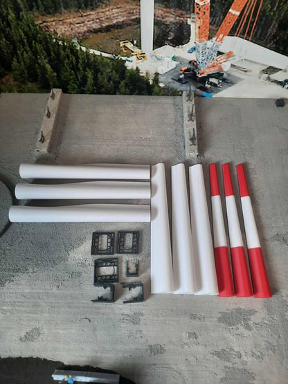 1:50 Scale Model Wind Turbine DIY KIT