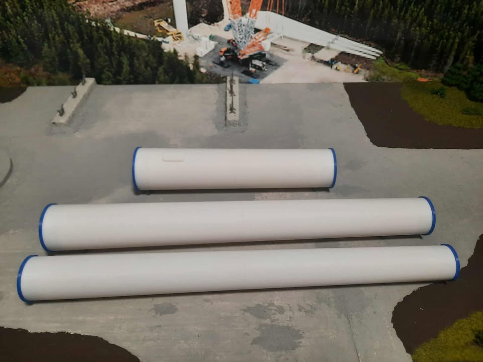 1:50 Scale Assembled Model Wind Turbine