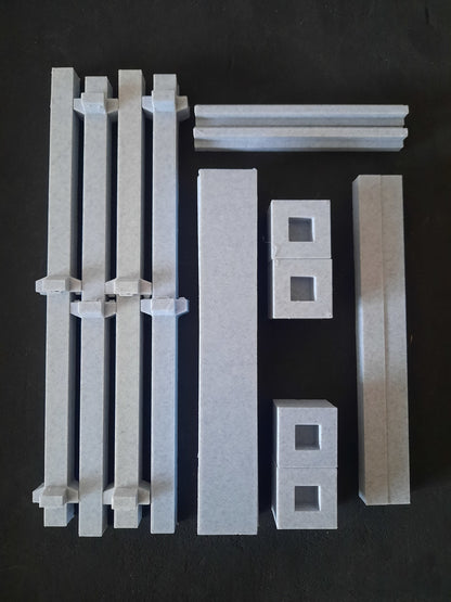 1:50 Scale Precast Structure Type A 2 Story