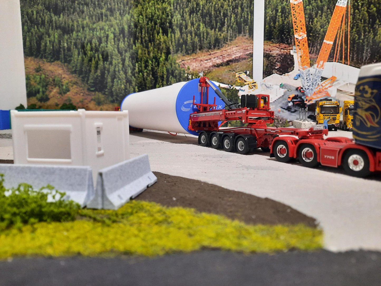 1:50 Scale Wind Turbine Base Tower Section Nordex