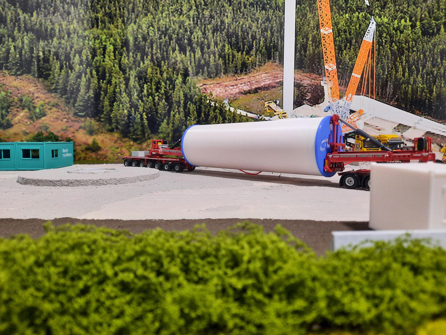 1:50 Scale Wind Turbine Base Tower Section Nordex