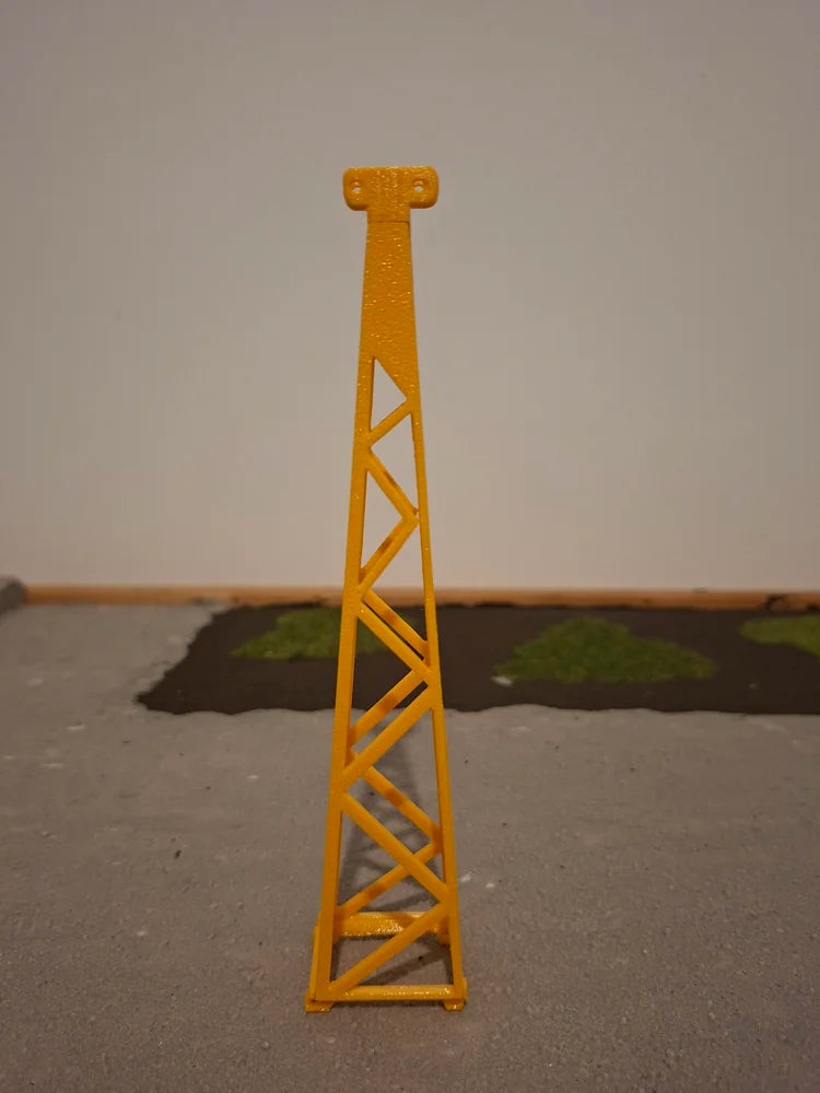 1:50 Scale DIY Tower Crane Cabin & A Frame Load