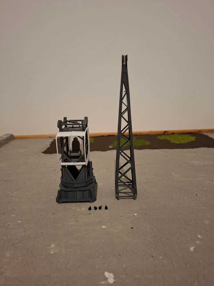 1:50 Scale Tower Crane Cabin & A Frame Load