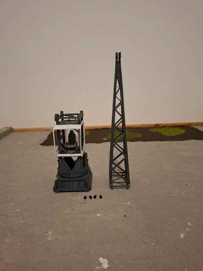 1:50 Scale Tower Crane Cabin & A Frame Load