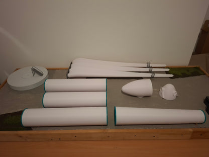 1:50 Scale Enercon Style Wind Turbine Assembled Kit