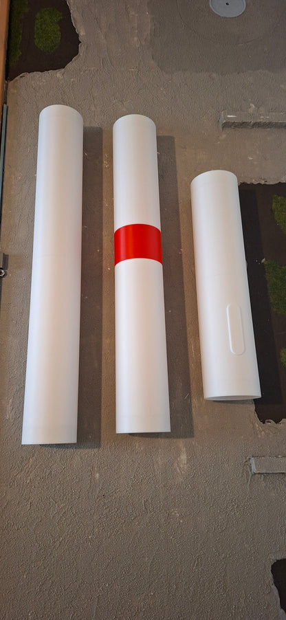 1:50 Scale Enercon Style Wind Turbine Assembled Kit Red & White